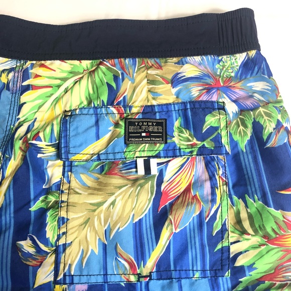 Tommy Hilfiger Board Shorts Swim Trunks Floral - Picture 1 of 4